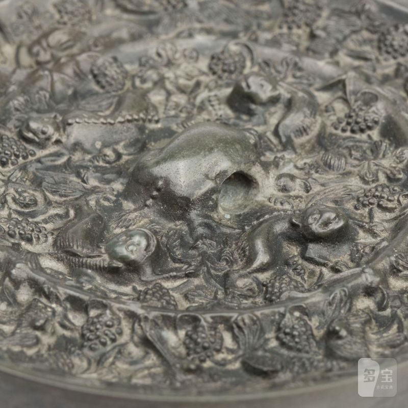    唐 海獅葡萄鏡 - 图6